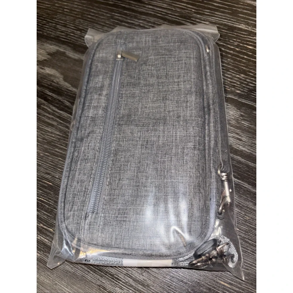 VEMINGO Passport Travel Wallet - Grey